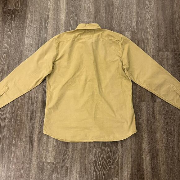 EUC Aspesi Sand Utility Shirt Jacket Sabbia Sz XL Cotton Workwear Overshirt Tan - Picture 6 of 16